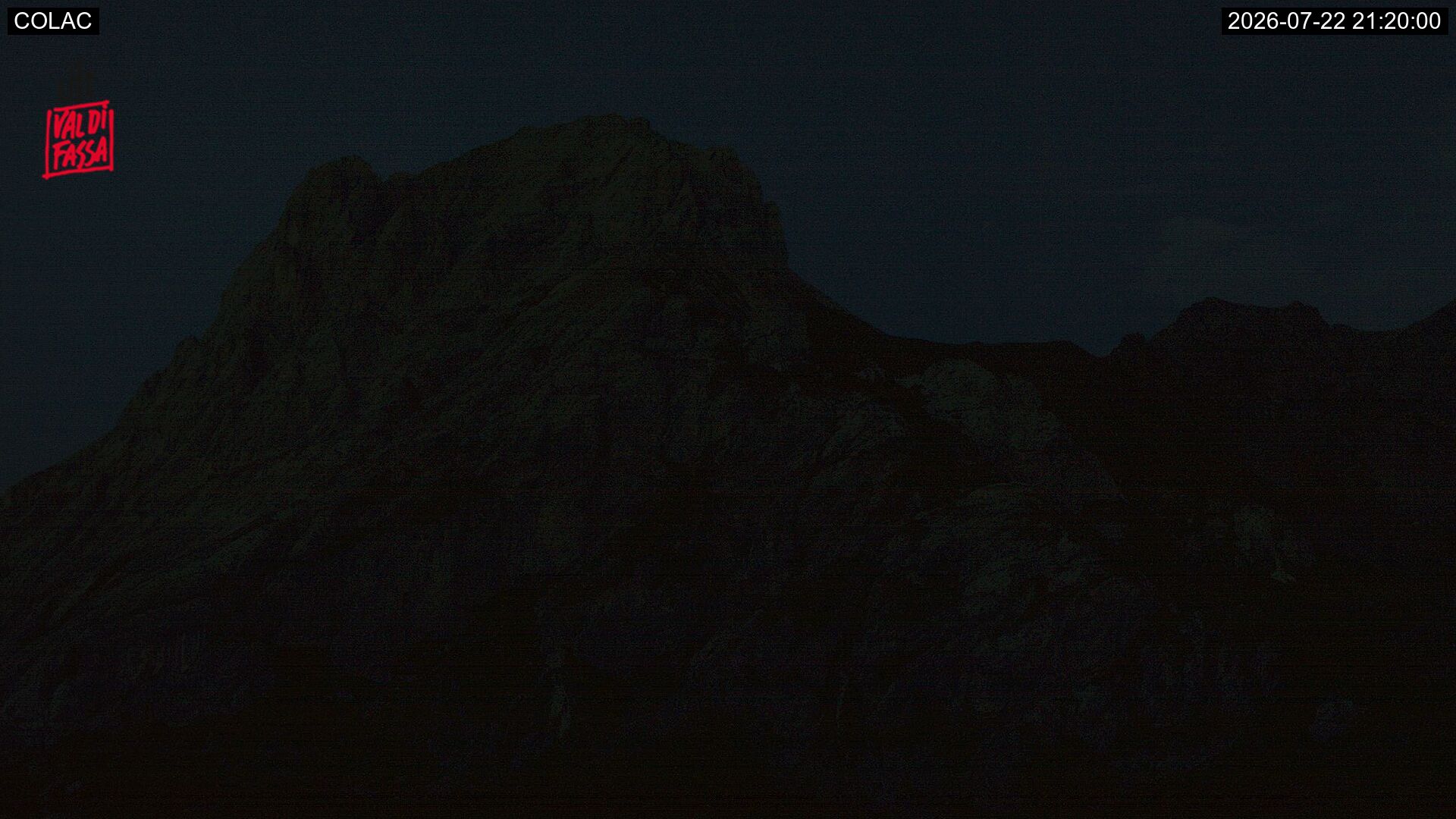 immagine della webcam nei dintorni di Passo San Pellegrino: webcam Canazei