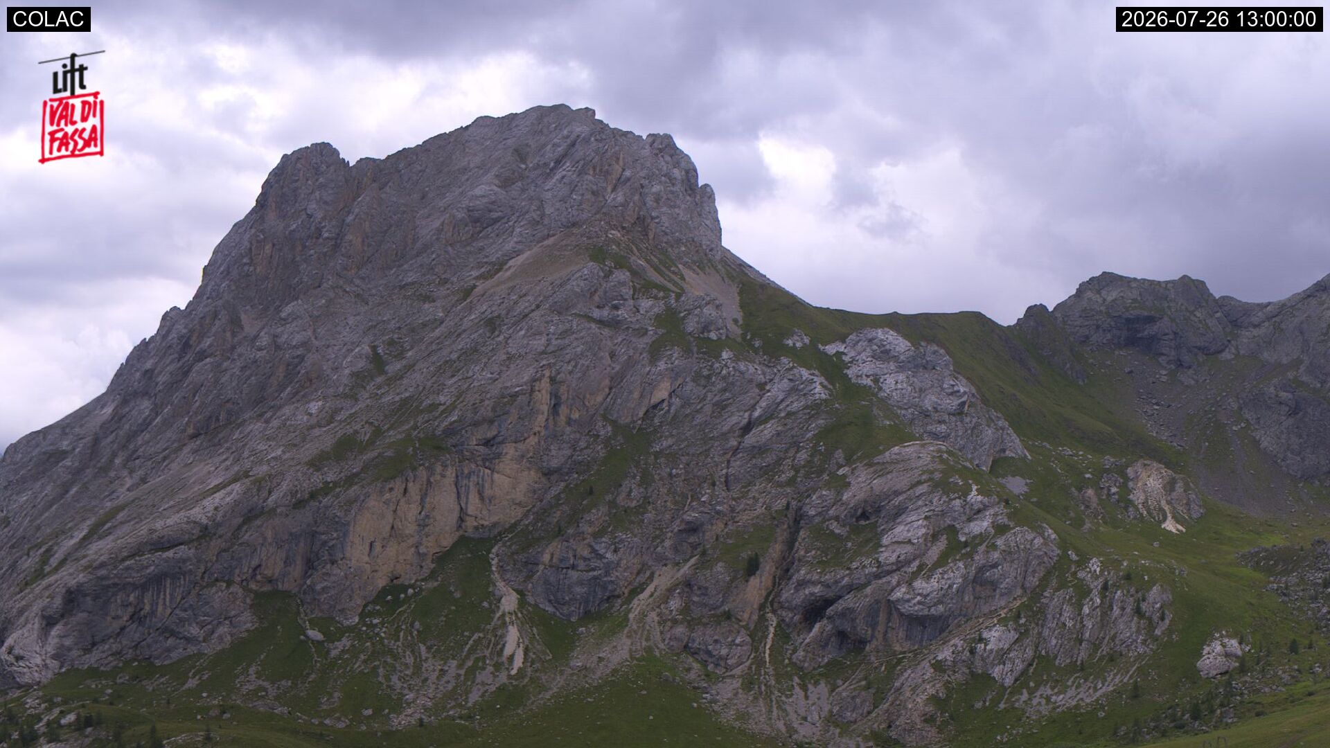 immagine della webcam nei dintorni di Alta Badia: webcam Canazei