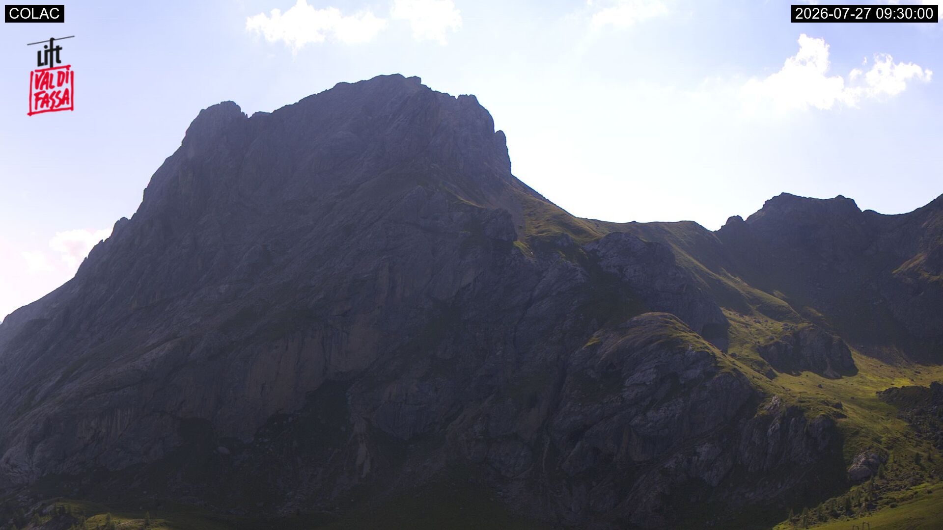 immagine della webcam nei dintorni di Alta Badia: webcam Canazei