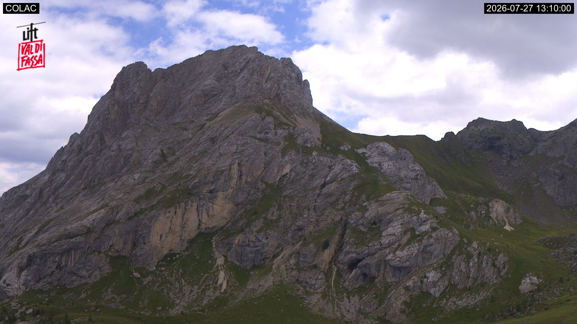 immagine della webcam nei dintorni di Alta Badia: webcam Canazei