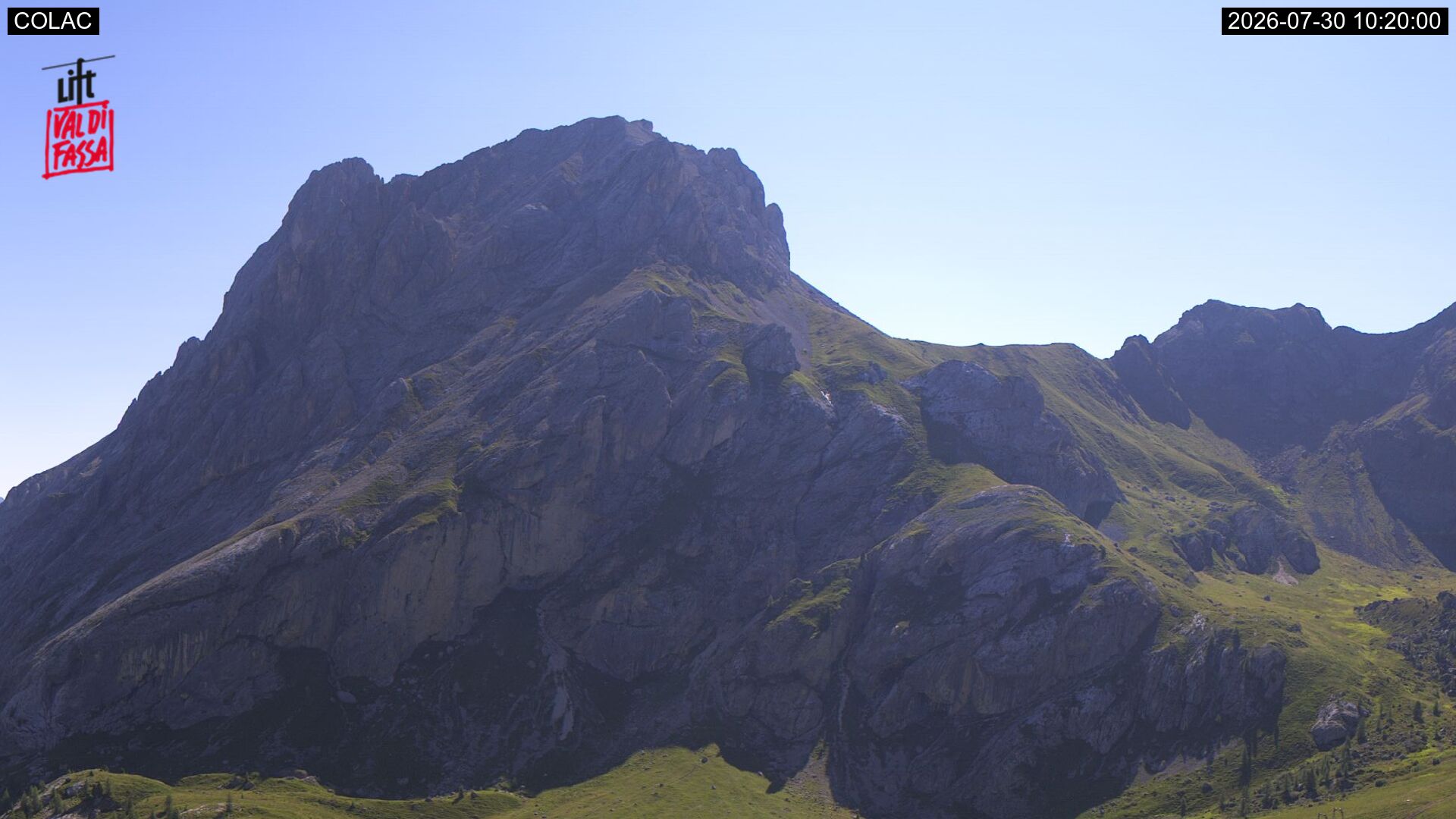 immagine della webcam nei dintorni di Soraga di Fassa: webcam Canazei