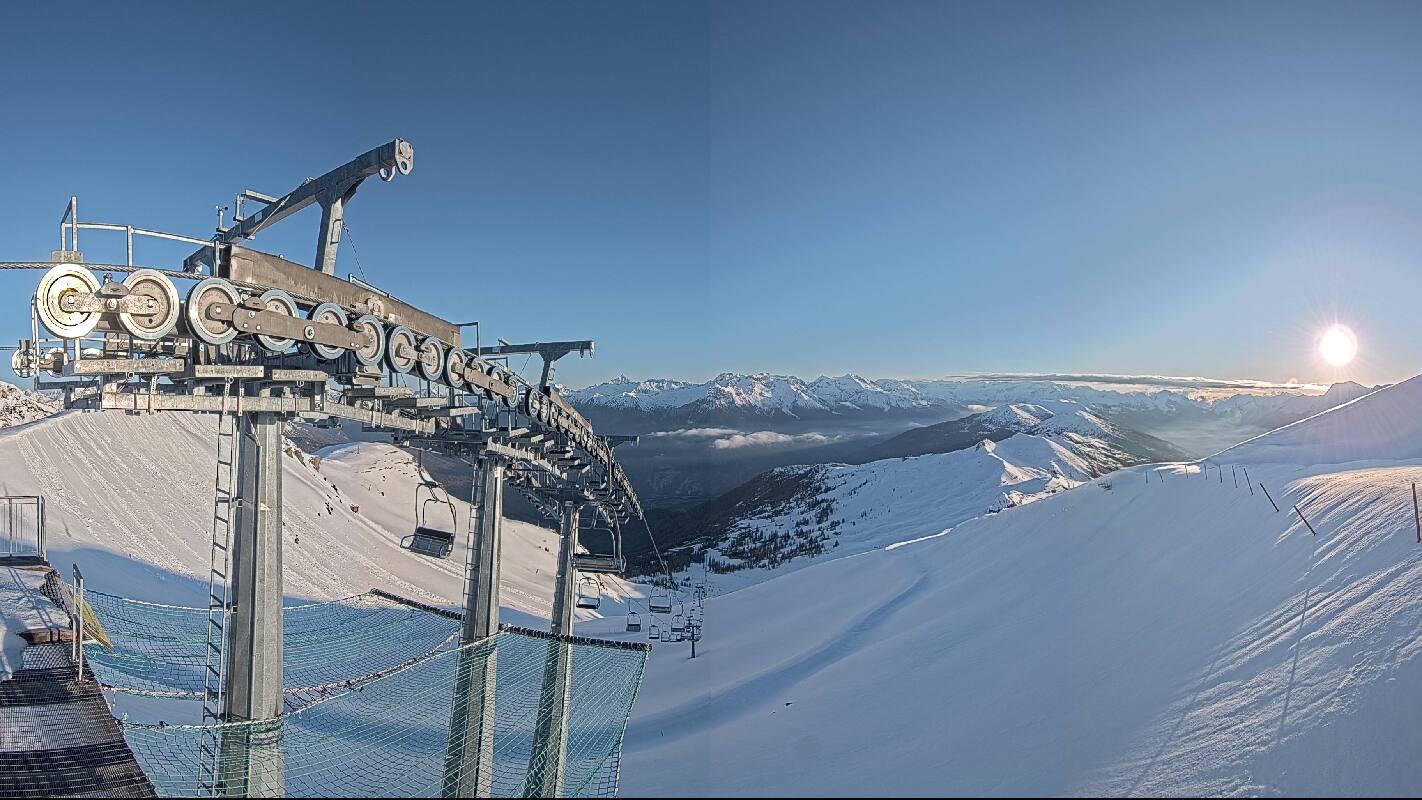Via Lattea - Cesana/Sestriere webcam - Monte Fraiteve ski station